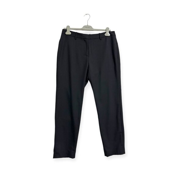 NILI LOTAN Tel Aviv Wool-blend Twill Straight-leg Pants In Black, Size 10, Nwt - Picture 3 of 15